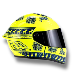 Volt Festive Print Helmet